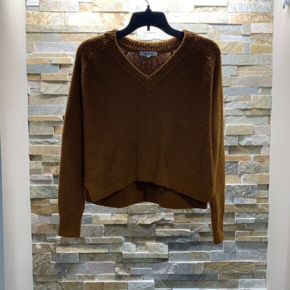 Madewell Hemlock V-Neck Pullover Sweater - Picture 3 of 6